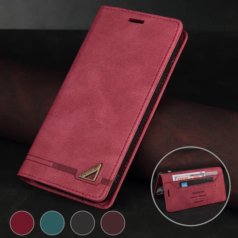Custodia a portafoglio in pelle con blocco RFID per Xiaomi 14 14T 13 13T 12 Pro 12T 11T Mi 11 Lite 11i 10T Nota 10 9T A3 CC9e