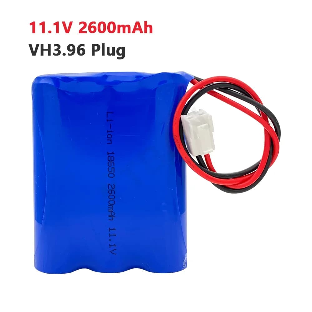 3S1P Lithium Ion Rechargeable Batteries from 11,1 V 2600 mAh 18650 used for bale gun, emergency light, Bluetooth speaker, etc.