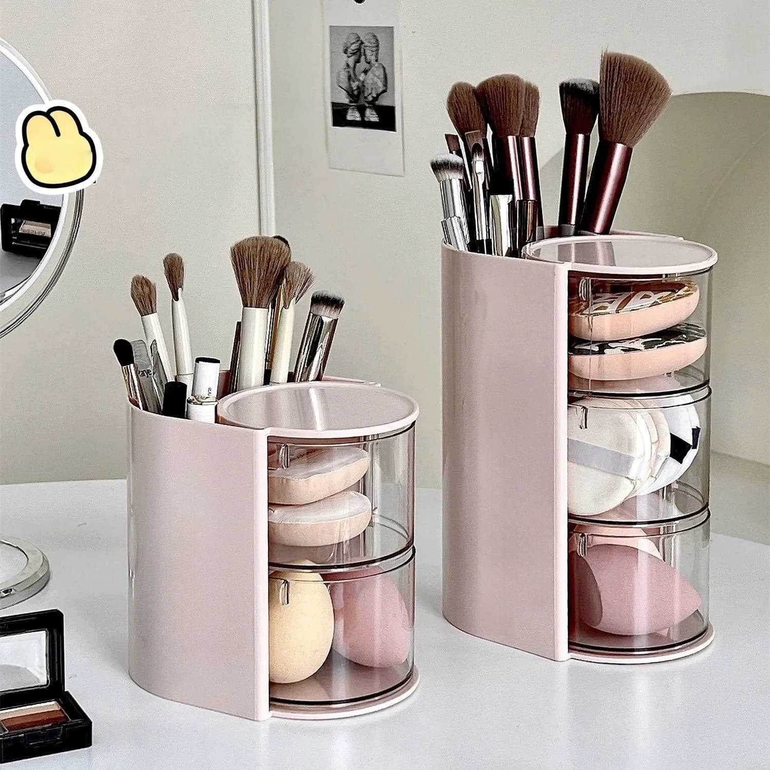 Kit for Cosmetics, Can be used to Store Makeup Brushes, Cypries, Cotton Sticks and Desk Containers