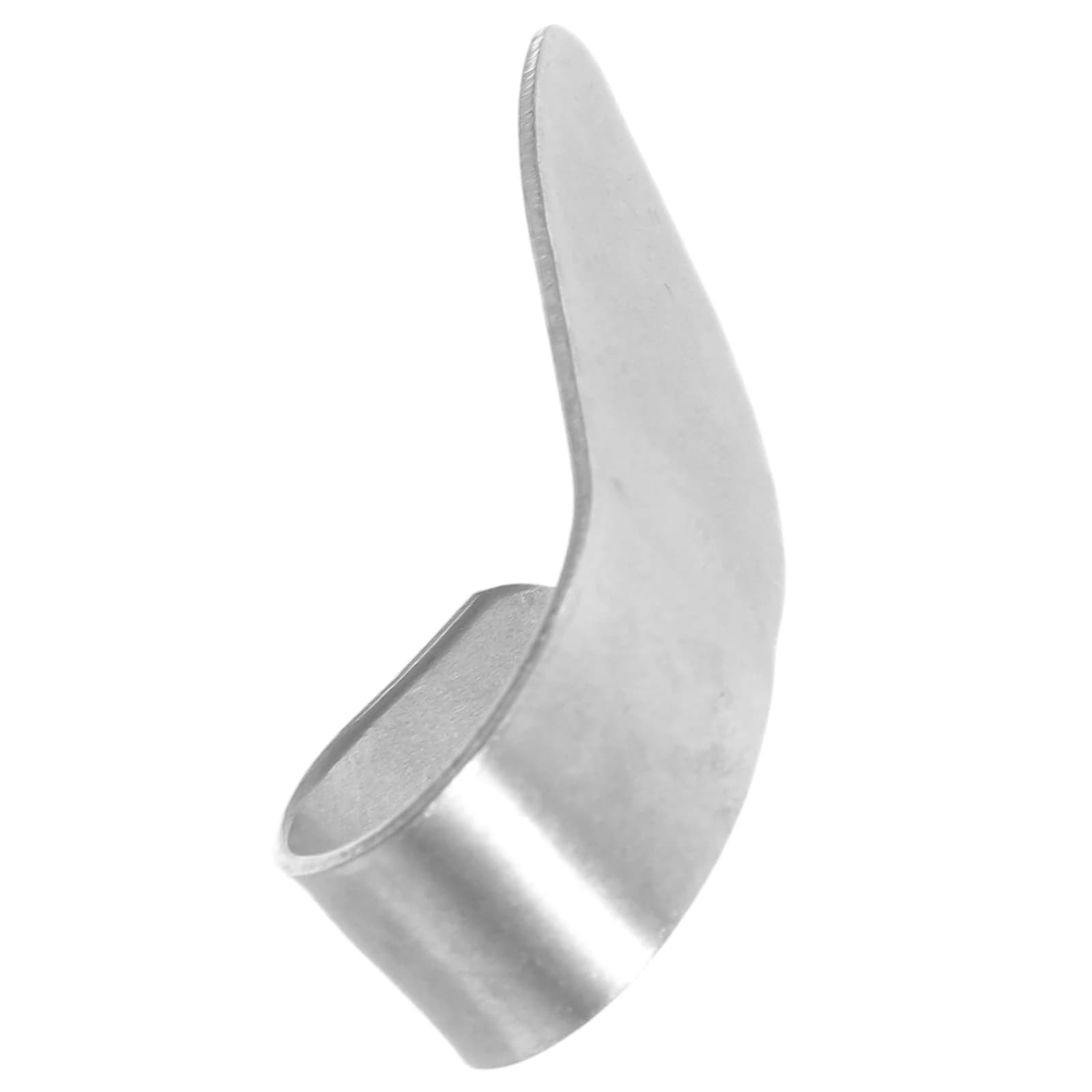 Plettri per Pollice in Acciaio Inossidabile Ultra Sottili e Leggeri per Chitarra e Ukulele, Argento, Perfetti per Collezioni, Design Portatile