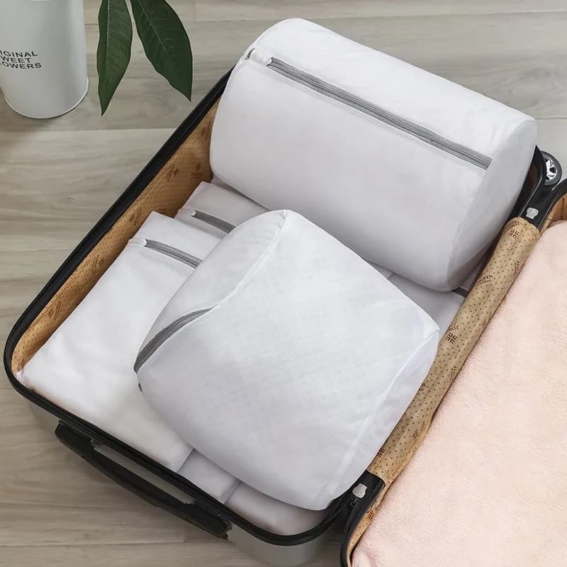 Versatile Bag for Washing Shoes - Net Bag for Shoe Resistant for Sneakers, Running Shoes, Socks and Bras with Zipper Closure, Baby Bag