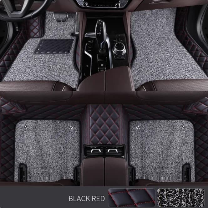 Tappetini per auto personalizzati 5D per BMW 5GT Gran Turismo F07 2009-2017 Tappeti per auto Coperta per fodere Coche a doppio strato