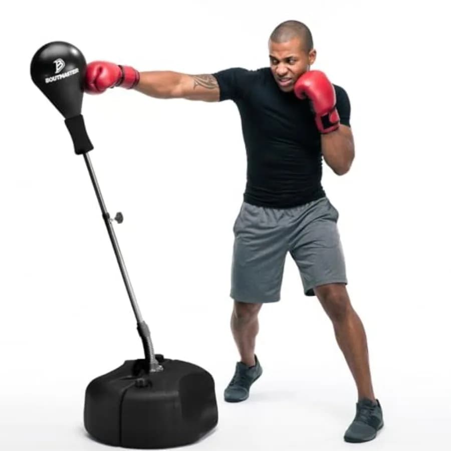 TechTools Boxing Sack with Support for Teenagers and Adults - Height Adjustable - Fast to Workmanship Boxing Equipment