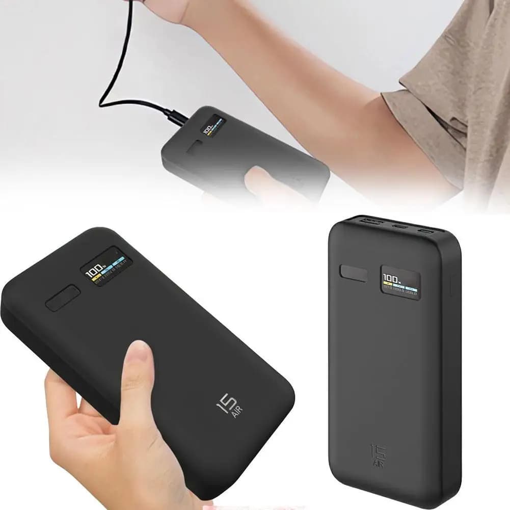 Silicone Anti Shock Silicone Power Bank Case for CUKTECH No.15 Dust Protective Case Solid Color Portable Transport Case