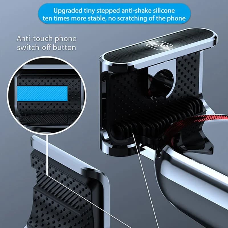 Supporto Magnetico per Telefono da Auto con Caricatore Wireless 15W per iPhone 16 15 Samsung Xiaomi