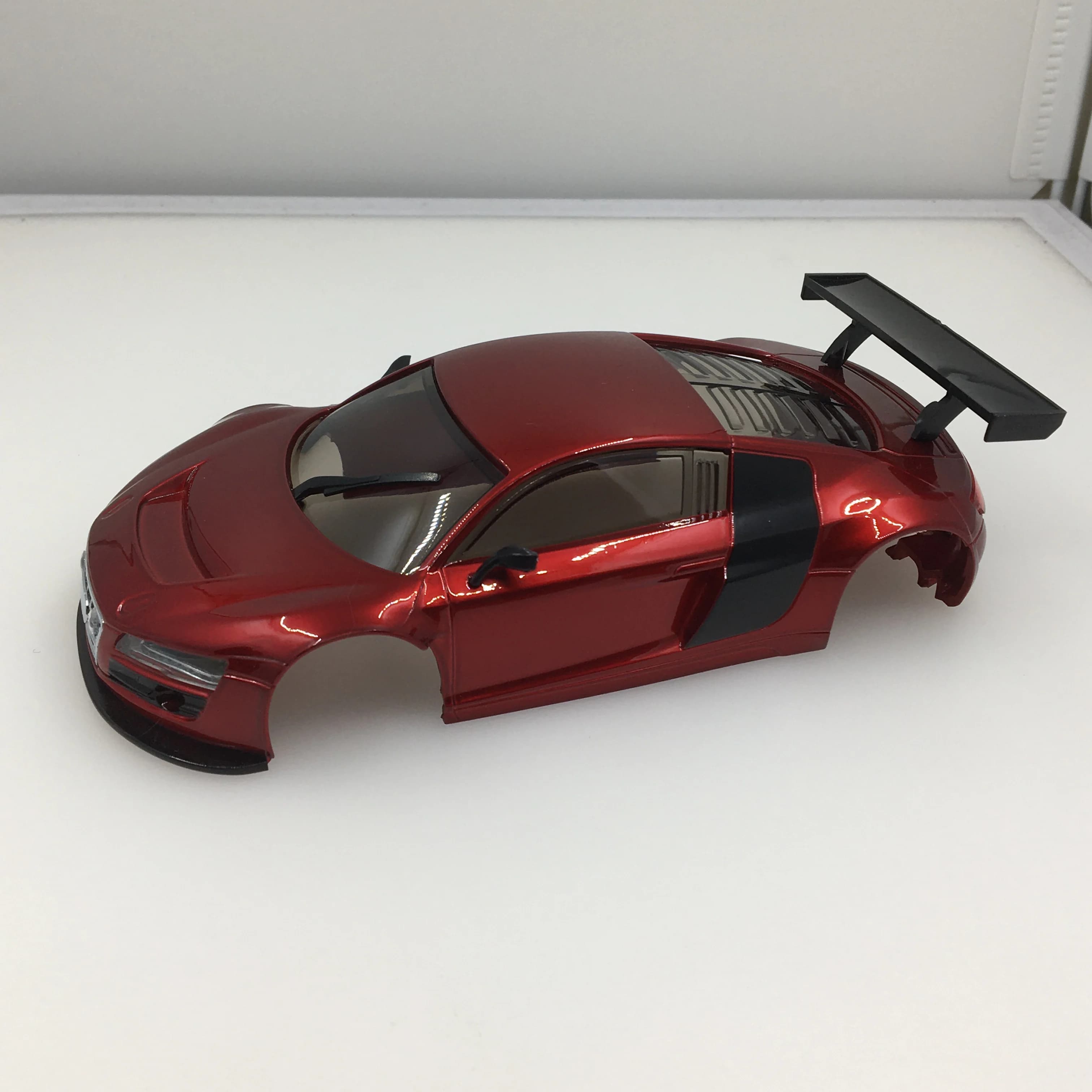 ABS plastica R8 carrozzeria Shell 98mm interasse per 1/28 RC auto Wltoys K989 K969 Mini-Q HGD1 XRX Mini-Q Kyosho Mini-Z