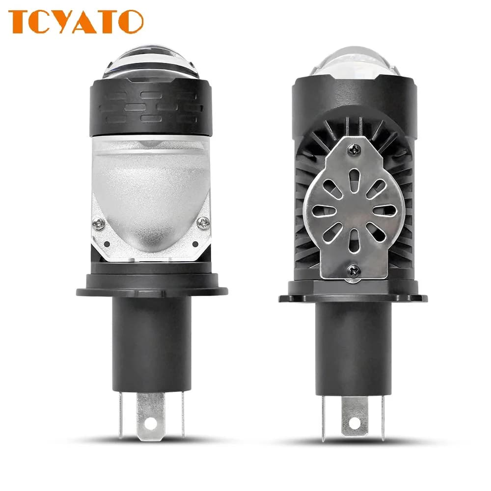 Proiettore TCYATO LED H4 Mini proiettore laser C08 e mini motore luminoso Fabbrica di lenti ad alta potenza da 55 W