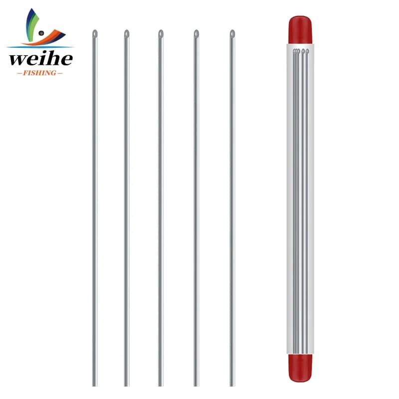 WEIHE 5 pz. Infilatore per esche a forma di verme da 20 cm, Accessori per la pesca a spinning