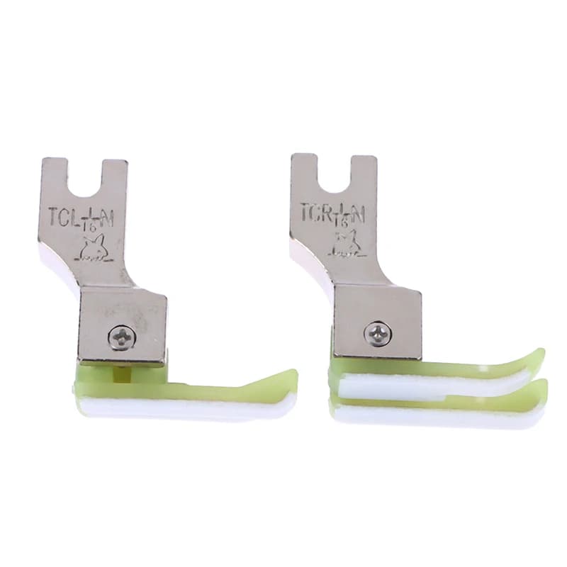 TCR 1/16N Right/Left Plastics Compensating Presser Foot For Industrial Lockstitch Sewing Machine Single Needle Presser Foot