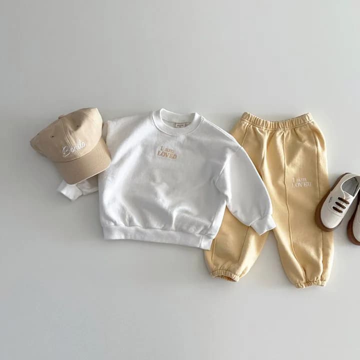 Felpa con cappuccio ricamata per bambini in tinta unita da 2 pezzi, set di due maniche lunghe, semplice cotone poliestere casual