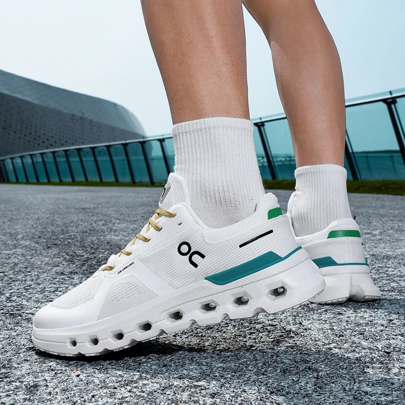 2026 New Men Shock Absorb Running Shoes Breathable Mesh Sneakers Trendy Comfortable All Match Casual Athletic Footwear Hot Sale