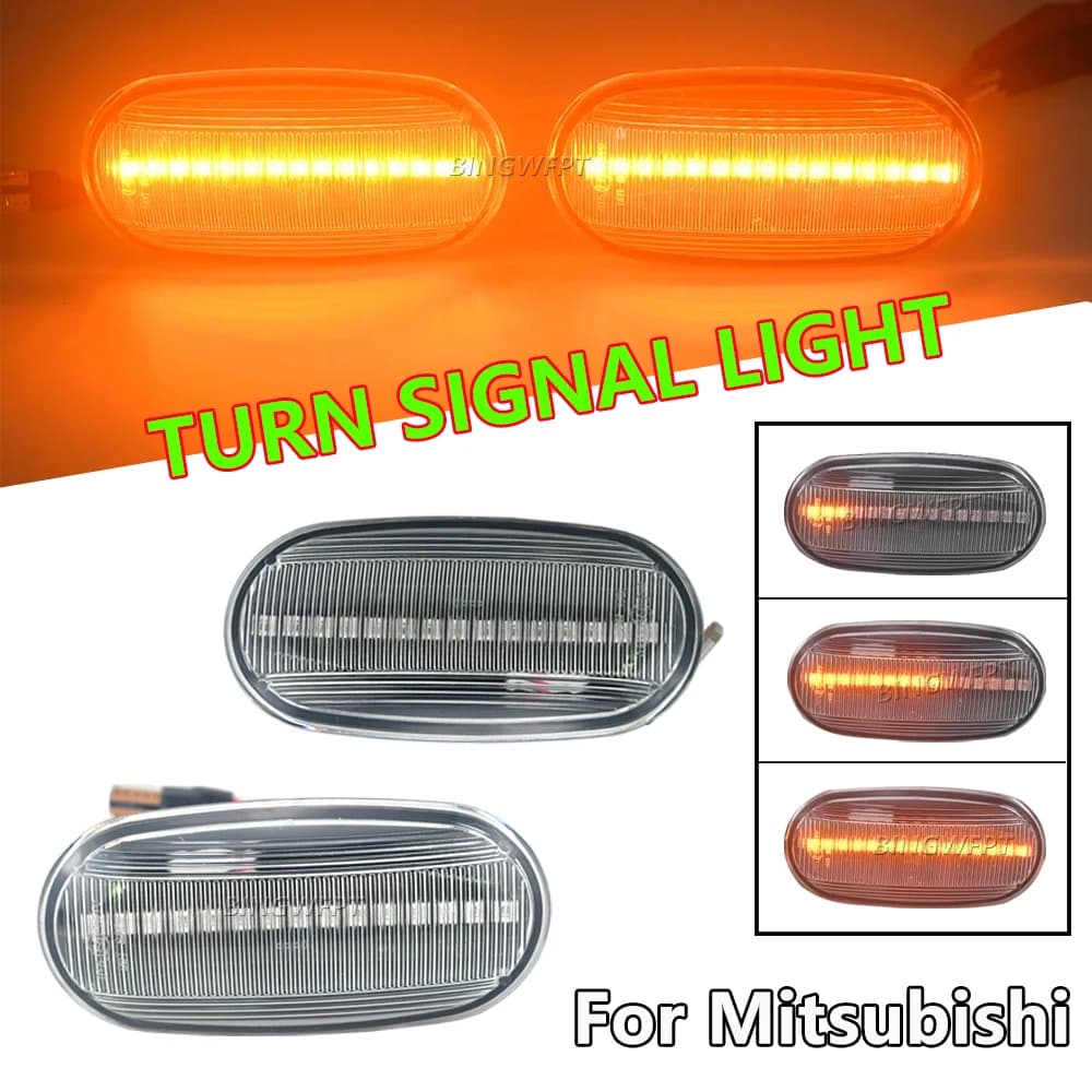 Dinamico Per Mistubishi Lancer Berlina (Australia)1995-2003 Proton Wira 1993-2010 LED Indicatore Laterale Lampeggiante Indicatore di Direzione Lampada