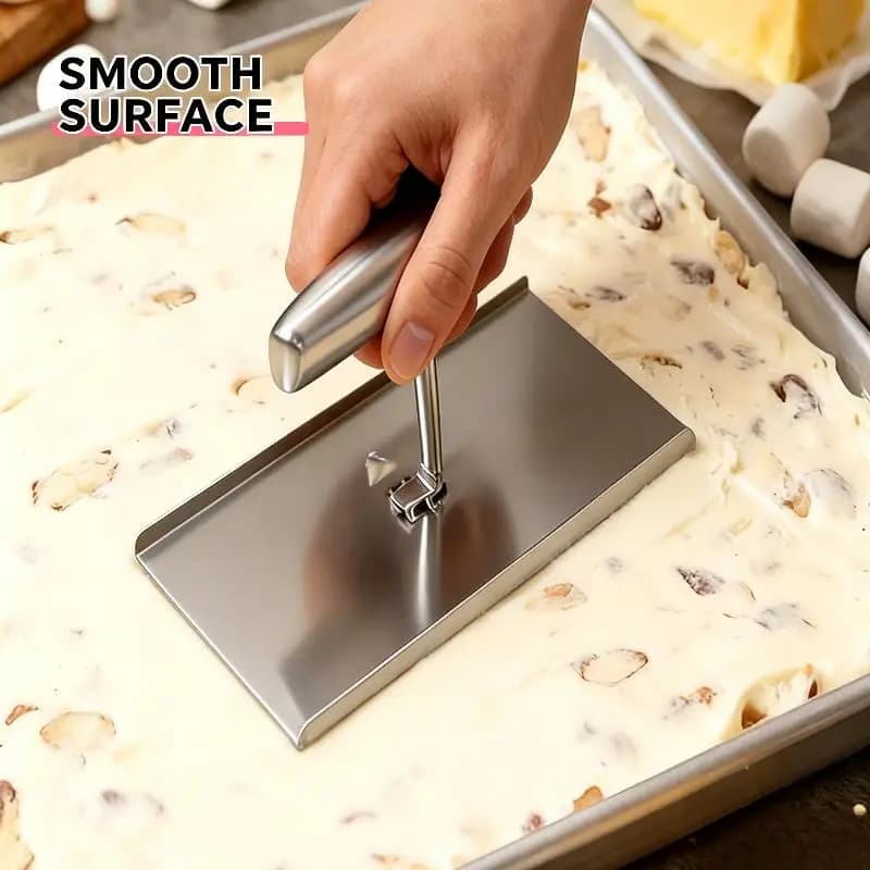 Stainless Steel Grill Press Plate, Heavy Duty BBQ Meat Press With Heat‑Resistant Handle, Multipurpose Griddle Weight For Steak