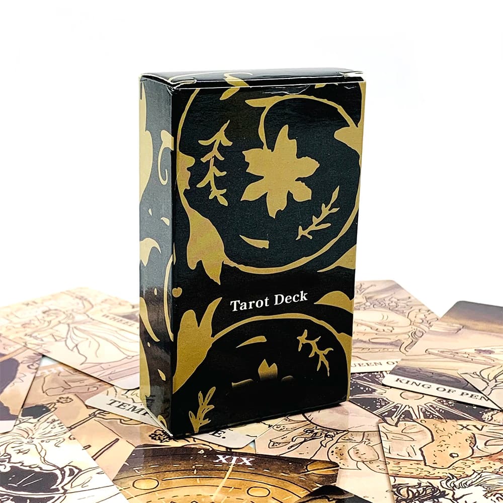 Carte dei Tarocchi, un mazzo da 78 carte, edizione inglese per divinazione, giochi da tavolo, ideali per viaggi, meditazione e pratiche spirituali