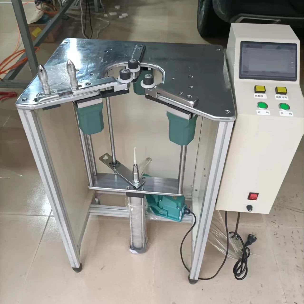 Macchina Automatica per Avvolgimento ad Anello Magnetico ad Angolo con Componenti PLC, CNC e Pneumatica, Direttamente dalla Fabbrica