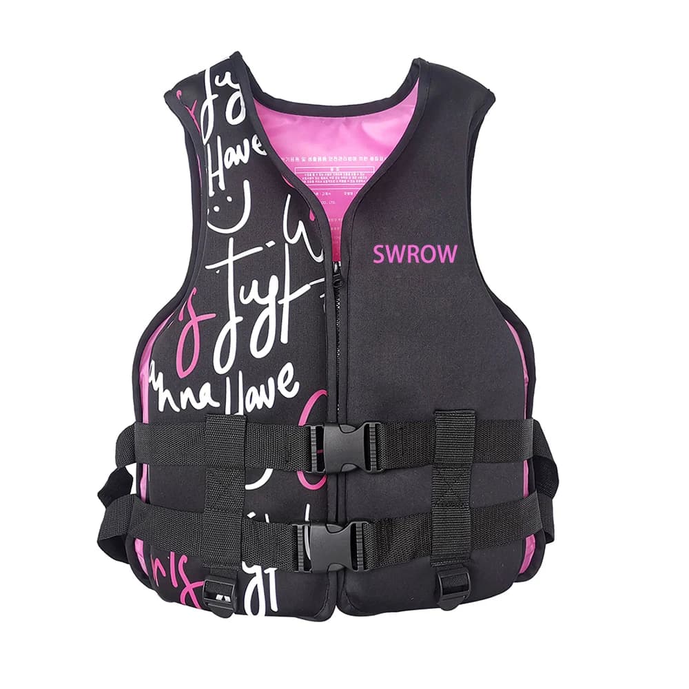 Giubbotto di salvataggio in neoprene Galleggiabilità Nuoto Drifit Canottaggio Kayak Gilet per adulti Giovani Uomini Donne Sport acquatici Kayak Giubbotto di salvataggio