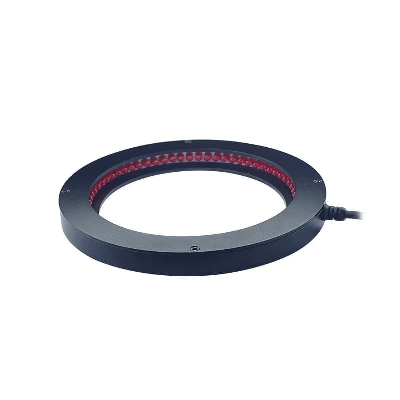 Adatto per sorgente luminosa per visione artificiale ccd sorgente luminosa ad anello per fotocamera industriale plug-in per visione ad angolo basso da 0 gradi