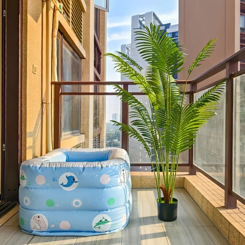 KEEHOME Confezione da un singolo palma artificiale di 1,58 metri, perfetta per composizioni floreali e decorazioni in case, uffici, giardini e hotel. Albero Tropicale Artificiale con Foglie Realistiche, Ideale per Regali da Interno e Decorazioni da Esterno