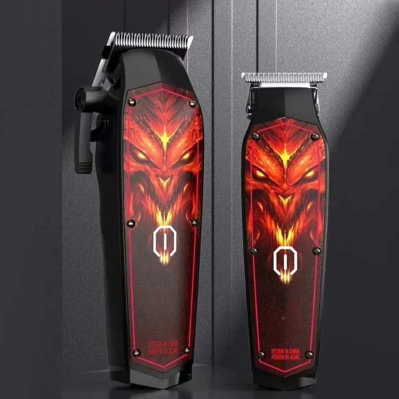 Professional Men's Haircut Beard Trimmer Hairdresser Bald Hair Cutting Machine T-Knife