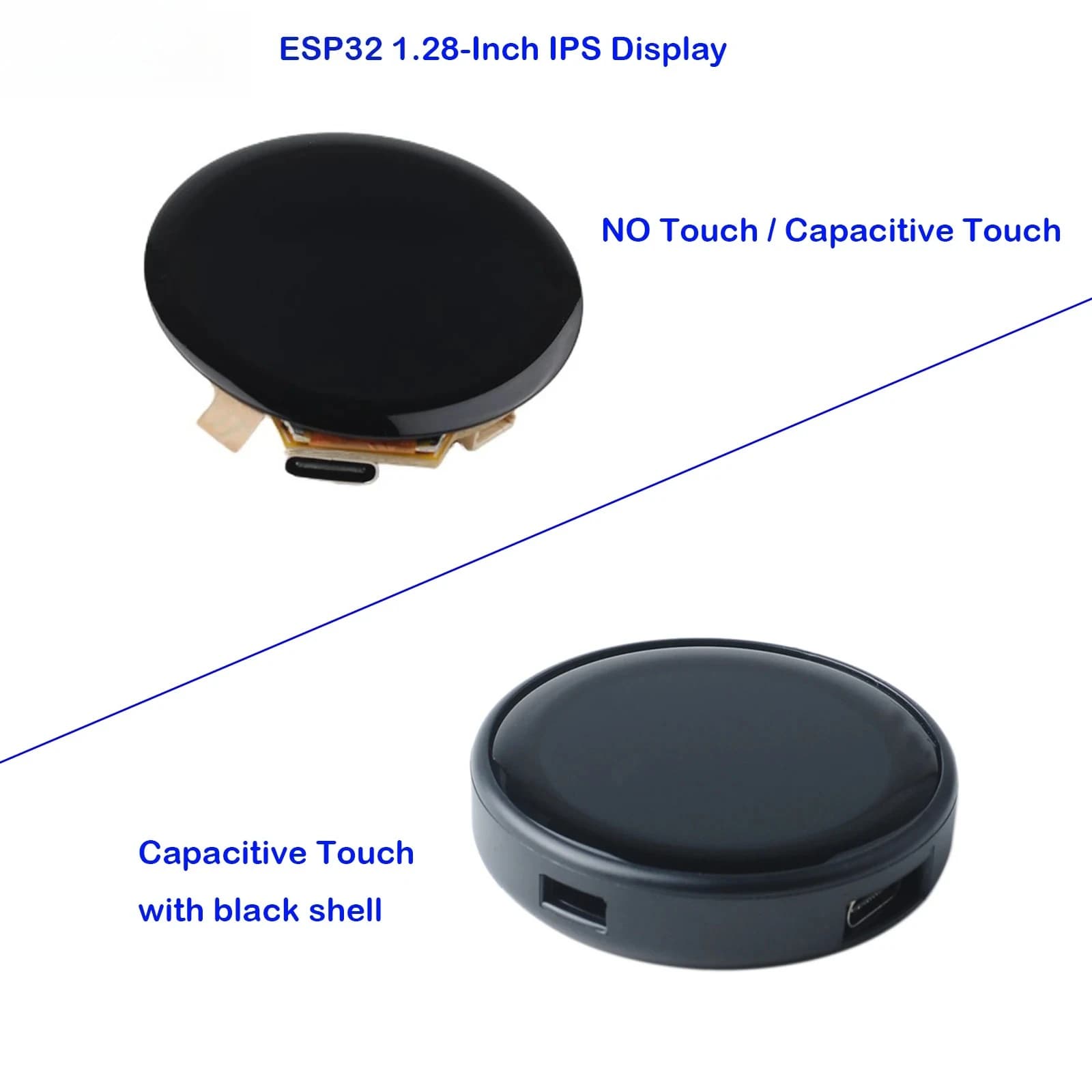 ESP32 Display 1.28 inch ESP32-C3 WiFi+BLE TFT LCD Module ESP32-2424S012 240x240 GC9A01 Touch Screen for Arduino IoT Smart Home