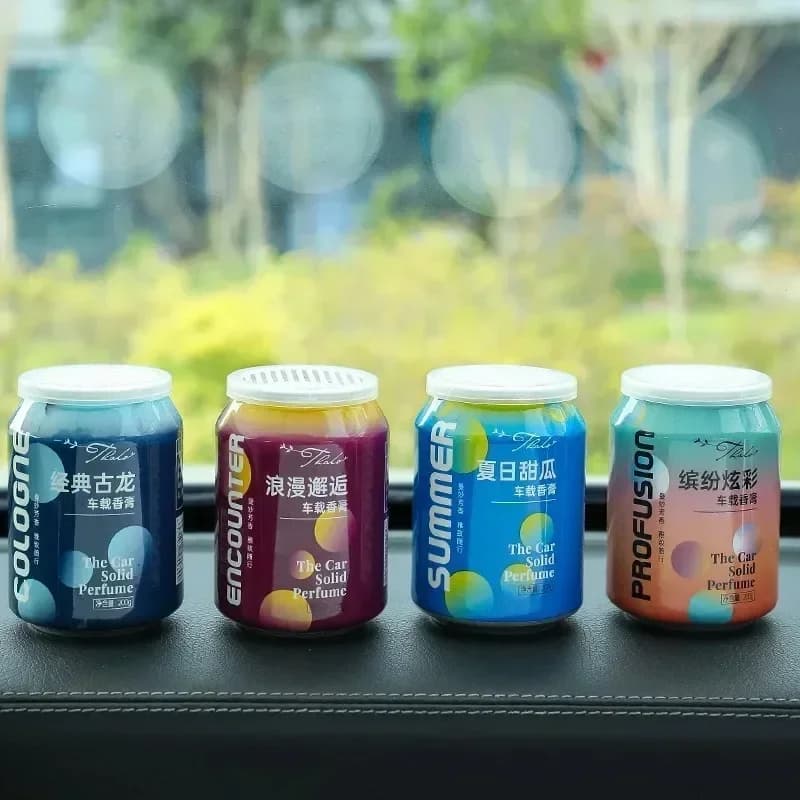 Solid Parfum Perfume Deodorant Fragrance Aromatherapy for Home Car Air Freshener Balm Cup Fresh Air Purifier Car Accessories