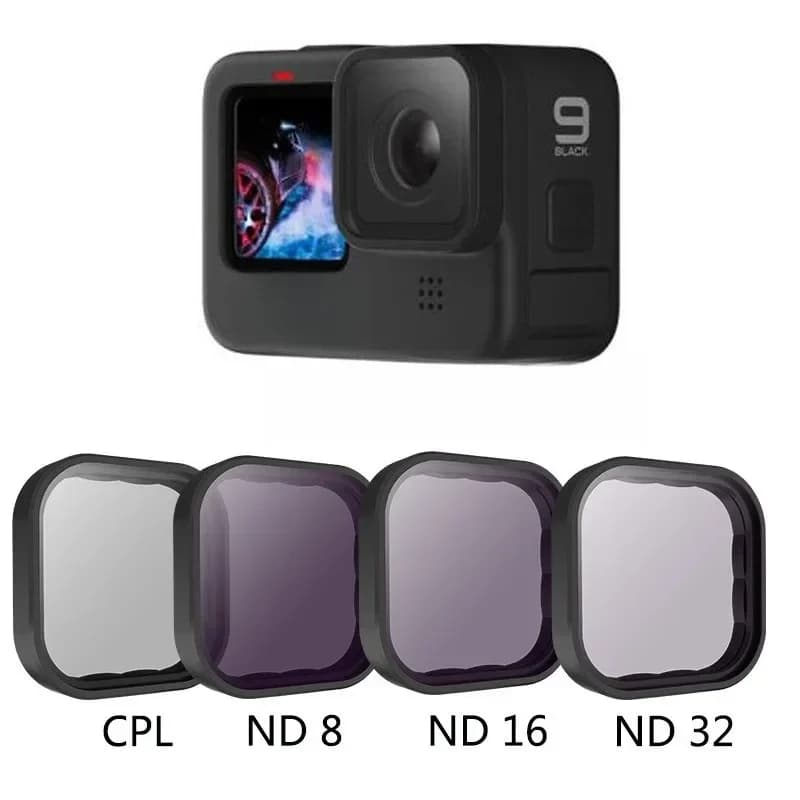 Dimmer Polarizer for GoPro Hero 9 Action Camera Accessories