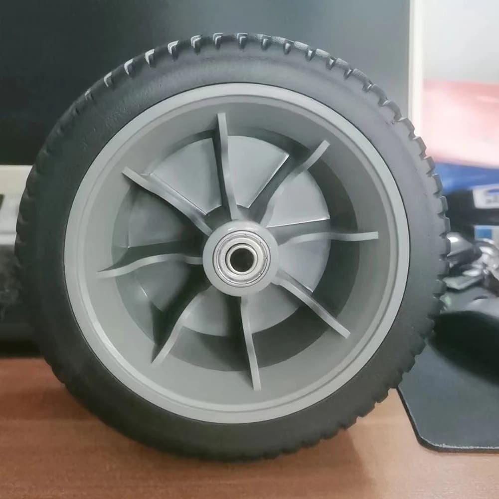 Vendite calde Spiaggia 8 pollici PU Per-Ruota Carrello Per-Ruota 8 pollici Pneumatico Passeggino BlackBeach Carrello Cuscinetto Diametro Interno 0.8 Grande Strumento
