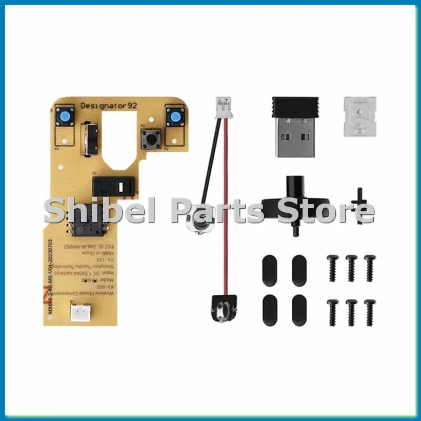 For Bamboo Lab Wireless Mouse Kit with 3D Printing DIY-D Model 002 Computer Mouse Components with Printer Parts and Hardware-A25R