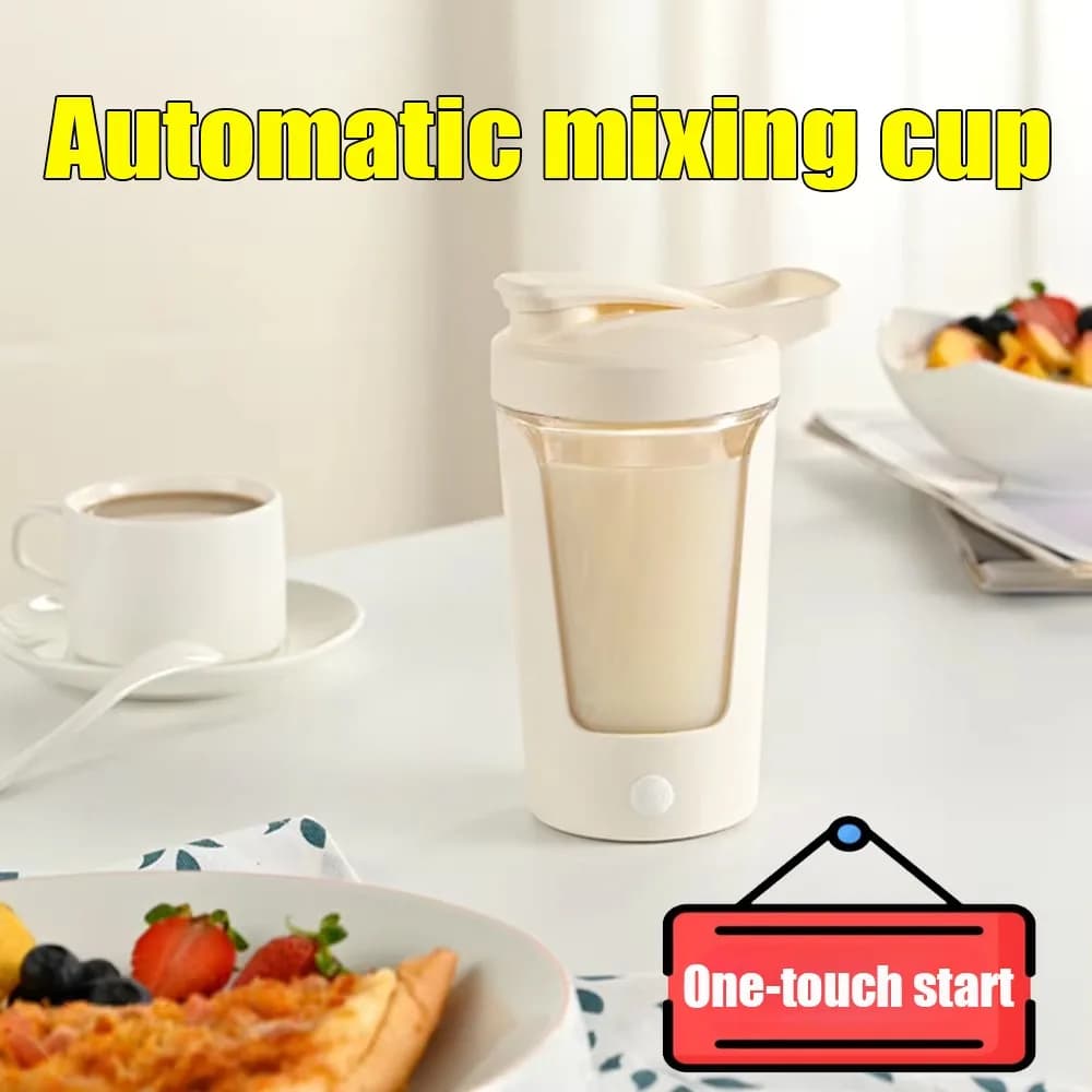 Automatic mixing cup sealed and leak proof electric mixing cup 450 ml powder protein mixer suitable travel at home