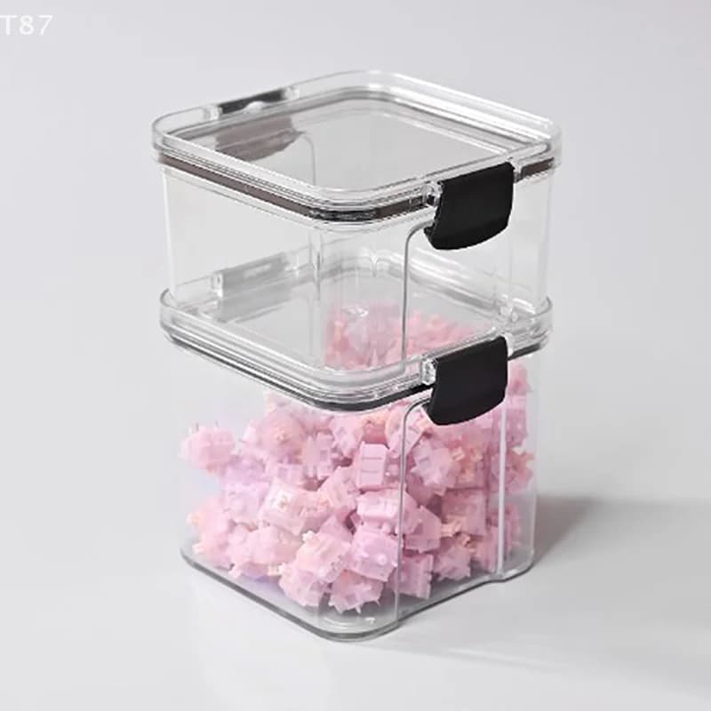 Per tastiera meccanica 460/700ml Interruttori tastiera Contenitore Scatola di immagazzinaggio PC Scatola interruttori in policarbonato