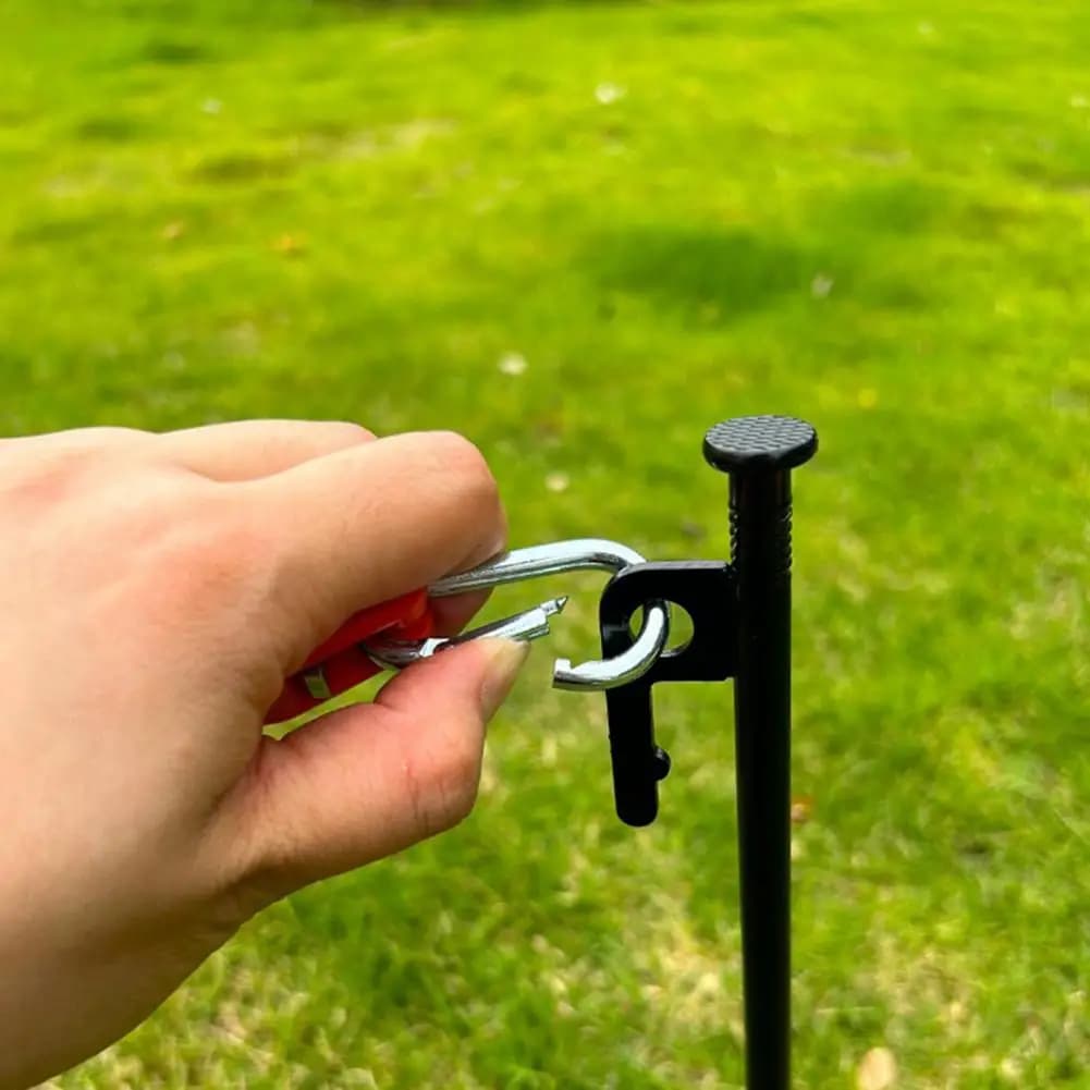 1 Set Roller Rope Tensioner with 4/5M Cord Heavy Duty Outdoor Backpacking Hiking Boating Camping Guyline Rope Adjuster Tightener