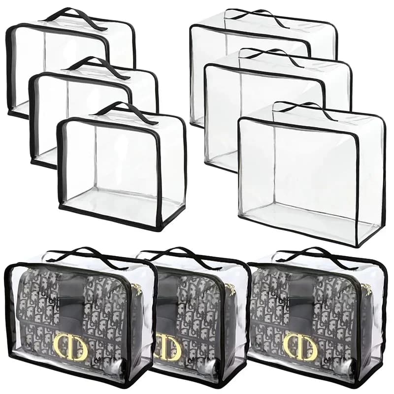 Transparent dustproof bag Household wardrobe luxury organizer bag Waterproof mildew-proof, dustproof and moisture-proof storage
