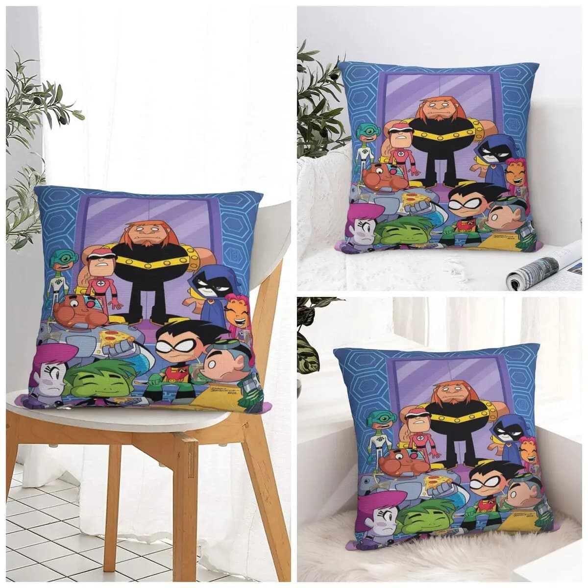 Fodera per cuscino Cartoon Go Graphic Fodera per cuscino T-Teen Morden Federa per divano Camera da letto Decorazioni per la casa Federe