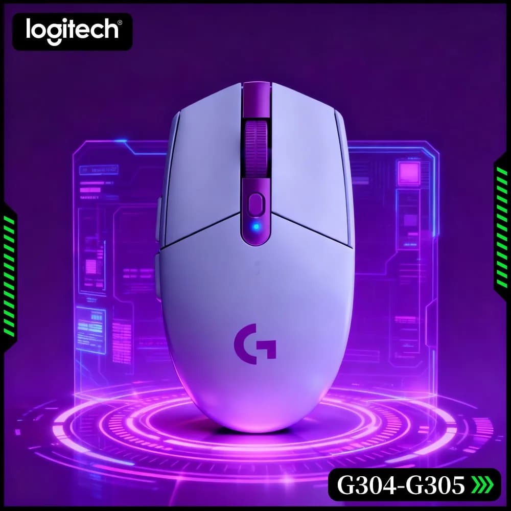 Logitech G304 LIGHTSPEED Wireless Gaming Mouse 12000 DPI HERO Sensor 1Ms Latency 250Hr Battery Reliable Build Quality Users