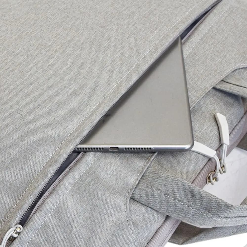 Borsa versatile per laptop da 15,6 pollici, impermeabile, resistente all'acqua, borsa a mano, valigetta, custodia universale per notebook, business