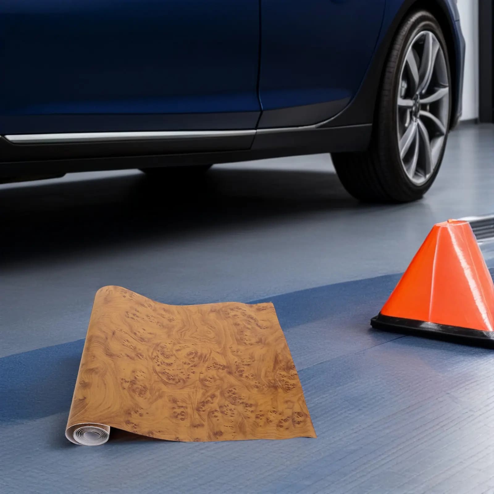 Pellicola Adesiva in Vinile Effetto Legno per Interni Auto, 78.6x11.8 Pollici, per Cruscotto e Pannelli Porta, Facile da Pulire e Resistente ai Graffi