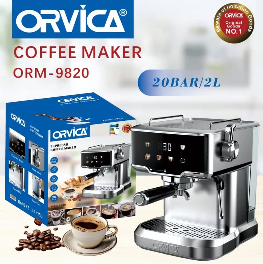 Italian Home Office Semi-Automatic Coffee Machine Pump Pressure Coffee Maker for Baristas