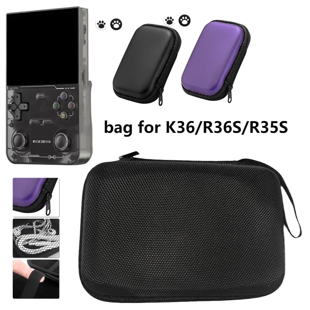 Custodia per il trasporto custodia da viaggio portatile resistente agli urti e alle cadute custodia per Console di gioco per Console di gioco portatile K36/R36S/R35S