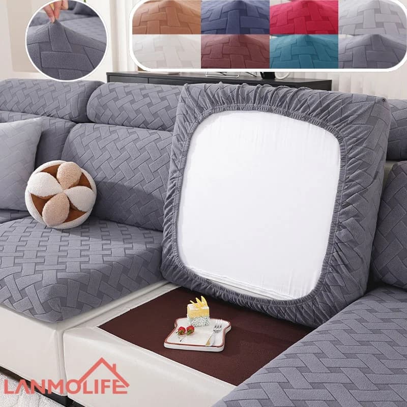 1pc Fodera per divano Fodera per divano elastica antiscivolo per camera da letto Ufficio Soggiorno Decorazioni per la casa Copridivano Protezione per mobili