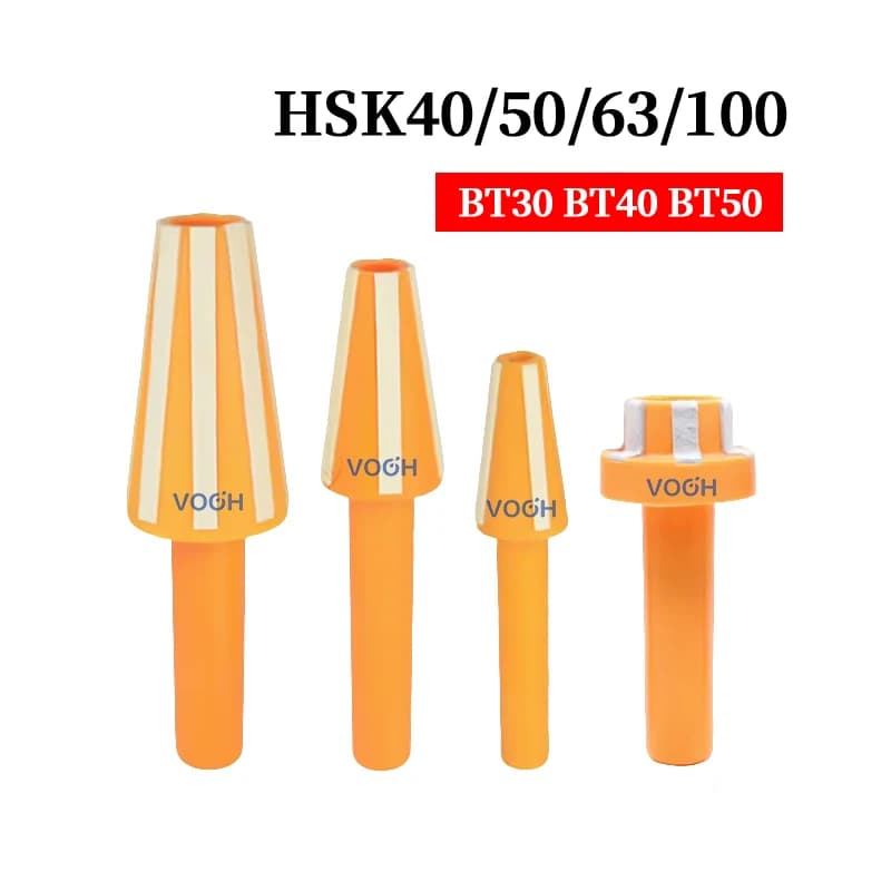 BT30 BT40 BT50 HSK32 HSK40 HSK50 HSK63A HSK63F HSK Asta di pulizia Pulitore Spazzola Taper Collet Holder Pulire Portautensili Staffa strumento