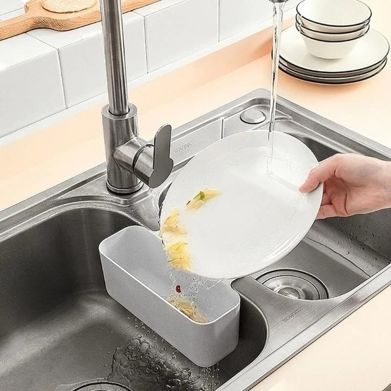 0XLD per filtro per lavello Raccoglitore per rifiuti alimentari Scolapiatti Spugna per scaffale