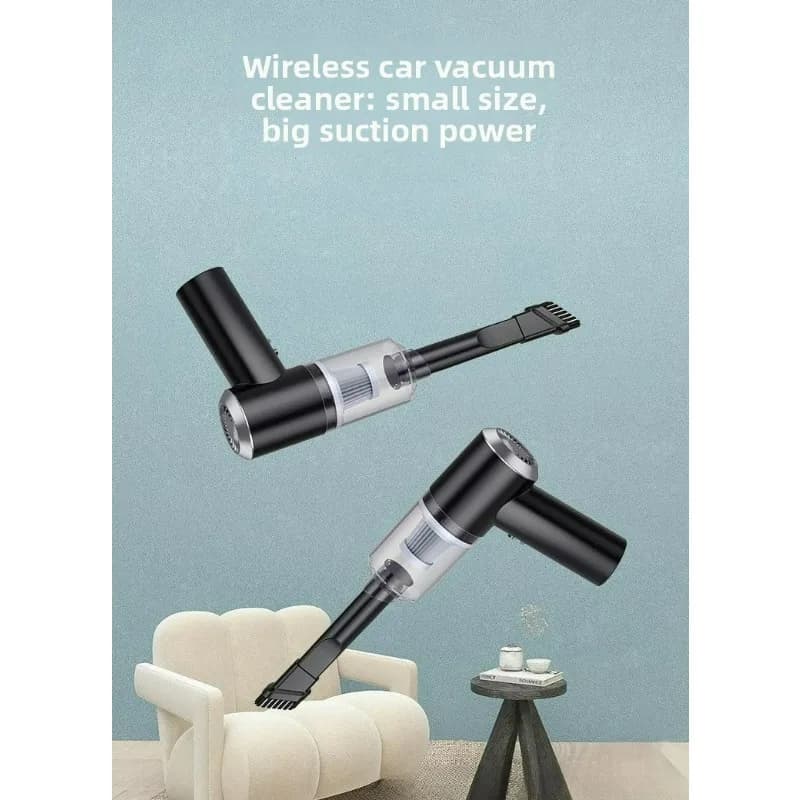 Per Casa e Auto Aspirapolvere Potente da 120W, Aspirapolvere Portatile Senza Fili per Auto, Aspirapolvere Wireless a Doppio Uso