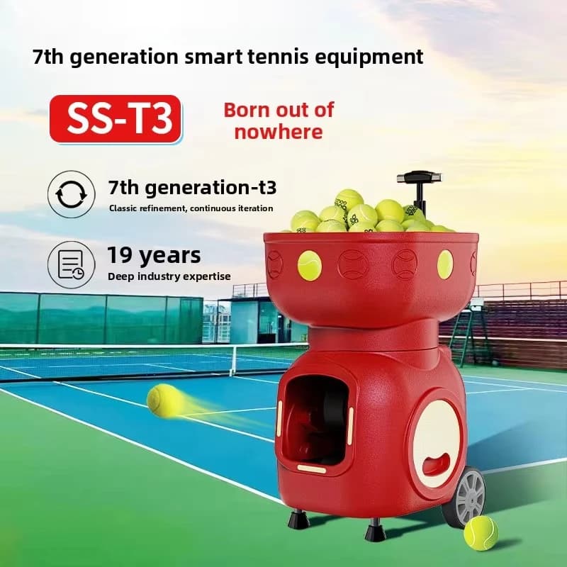 Tennis Ball Serving Machine T3 Serve Machine Intelligent Advanced Training Private Practice Multi-mode Teaching