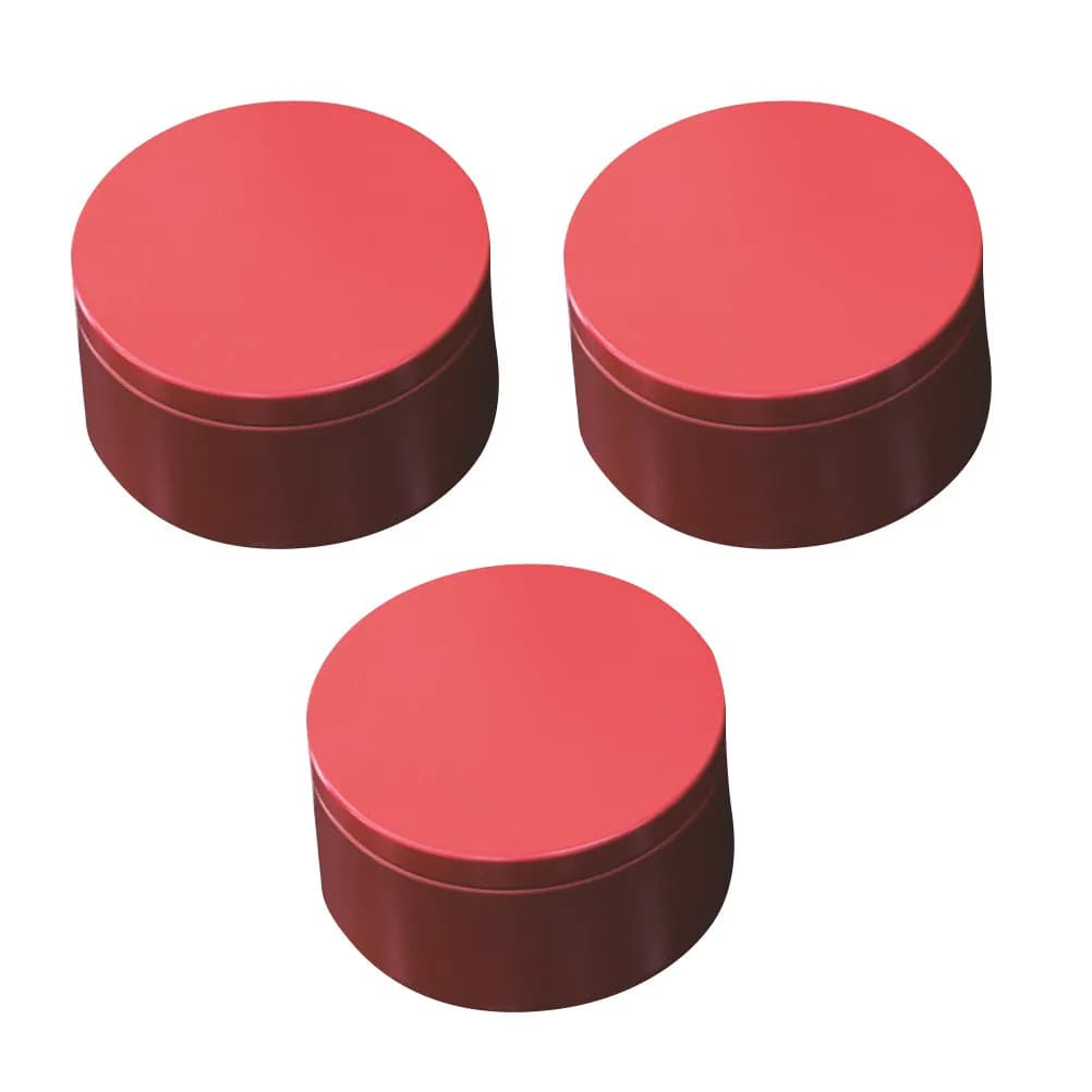 3Pcs Tinplate Candy Jar Wedding Favor Box Christmas Party Decorative Storage Container Gift Packaging Box for Sweets