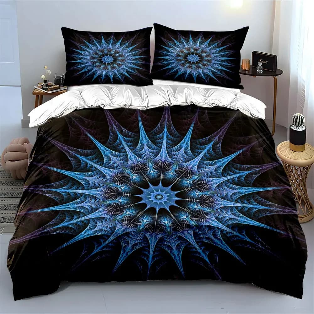"Abstract Art Triptych Decoration" Soft Comfortable Duvet Cover Bedding Set Included 1*Duvet Cover & 2*Pillowcases, gift