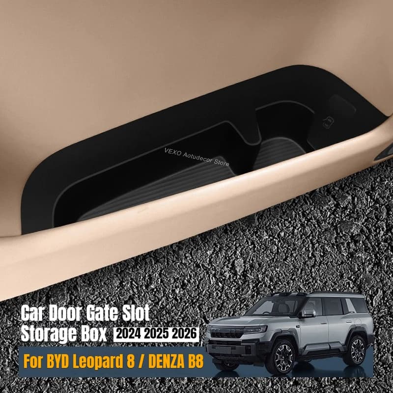 Per BYD Formula Leopard 8 DENZA B8 2026 2025 2024 Scatola portaoggetti per vano porta auto in TPE, accessori protettivi per vano portaoggetti