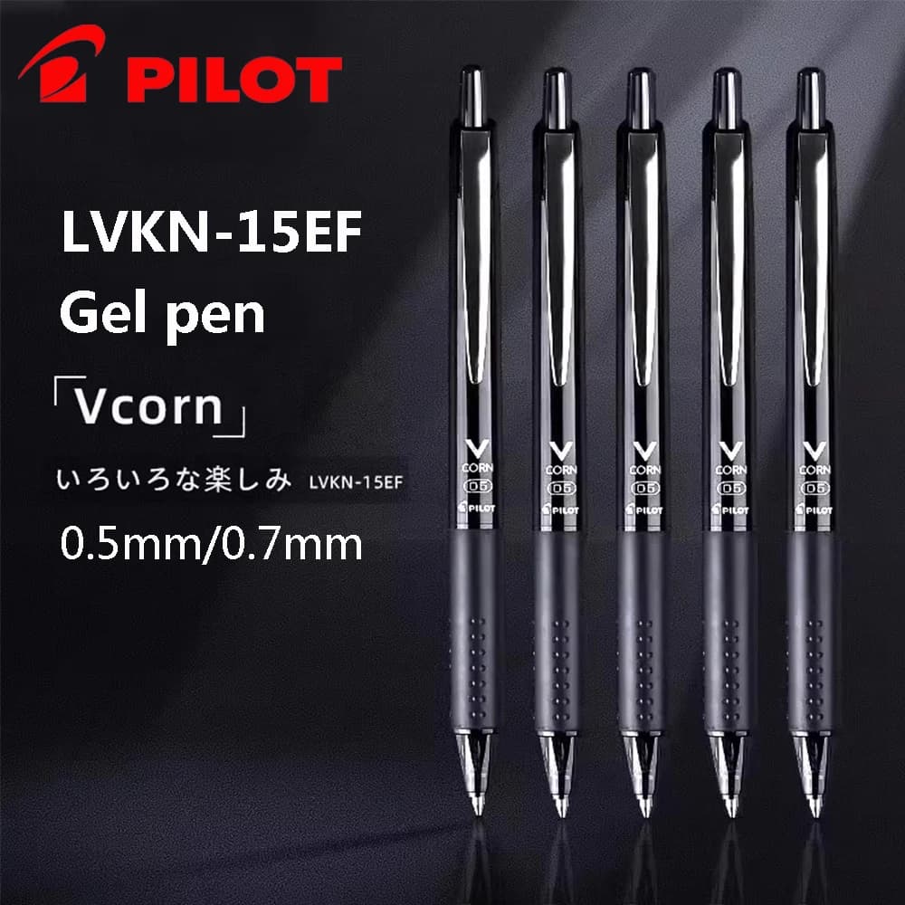 Giappone PILOT VCORN Set di penne gel LVKN-15EF Inchiostro ad asciugatura rapida 0,5 mm / 0,7 mm accessori scolastici ritorno a scuola cancelleria kawaii