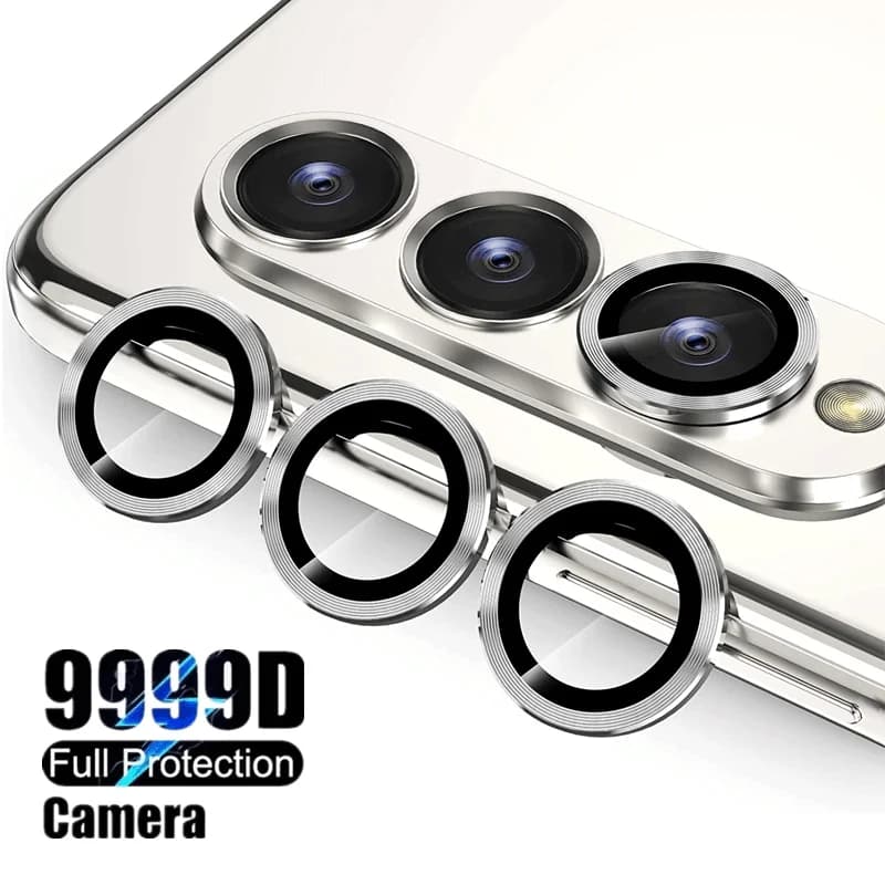 3 pezzi protezione schermo per obiettivo fotocamera per Samsung Galaxy Z Fold 4 copertura per fotocamera in vetro temperato HD a cerchio singolo in metallo per Z Fold 4 5G