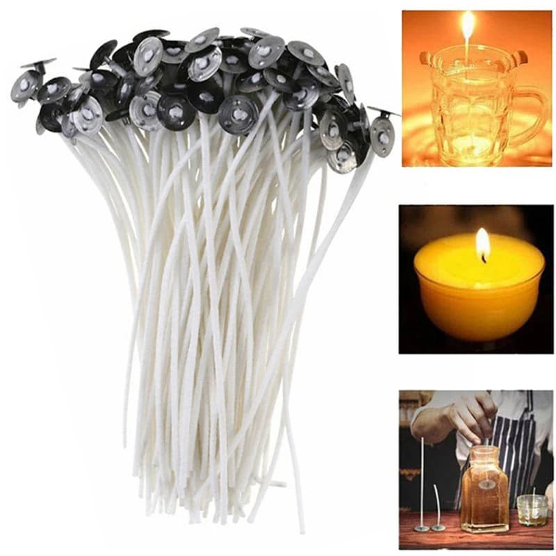 100PCs Candle Wick Candle Wick for Paraffin Wax Butter Wick DIY Material