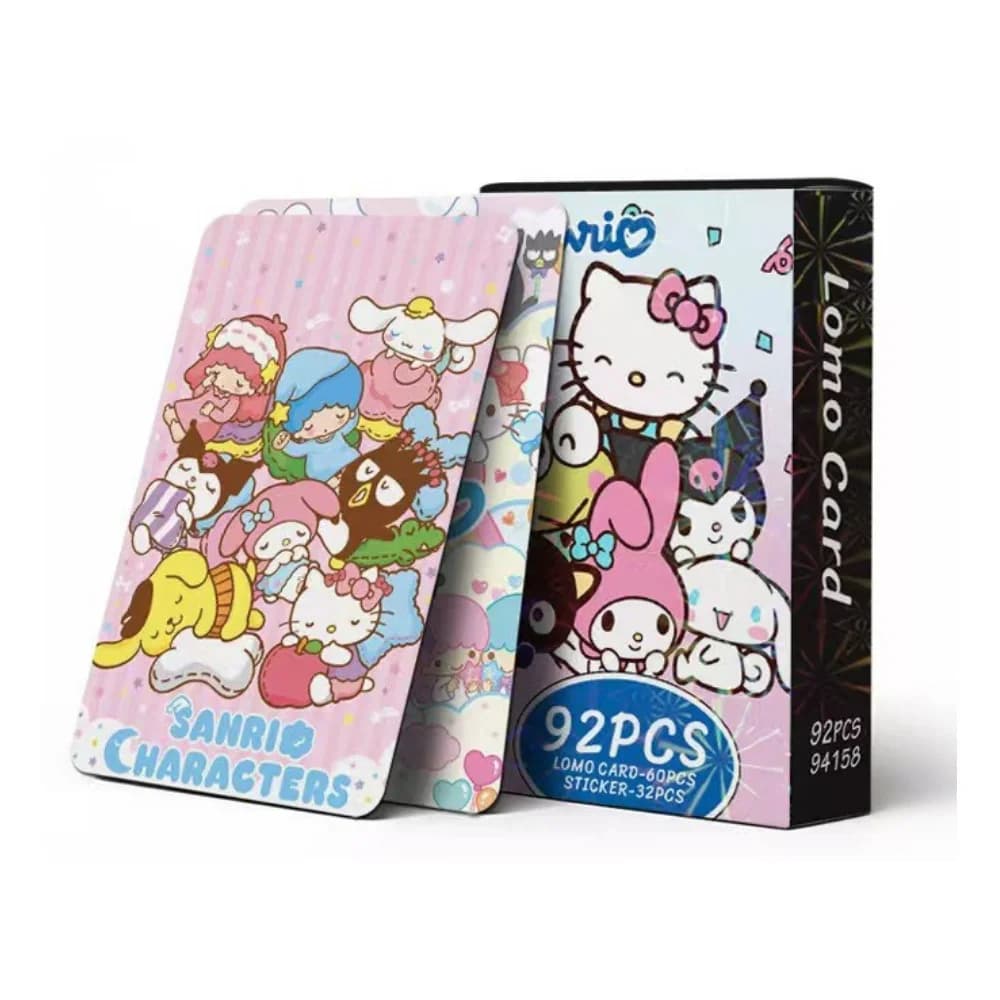 92 Pezzi Photocards Sanrio, Carte Lomo Hello Kitty Pochacco, Carte Fotografiche per Collezionisti